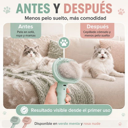 Set Cepillo Mascota 3 en 1 Vaporizador